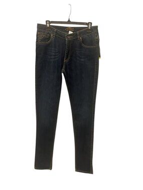 PZI Jeans Size 10 XLong Dark Wash Skinny Jeans NWT 36" Inseam Ankle Zippers